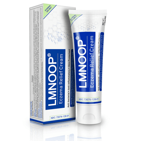 LMNOOP Eczema Cream for Dry, Itchy, Irritated, and Eczema Prone Skin, Maximum Strength Treatment Ointment for Rash, Psoriasis, Dermatitis 1.76 oz