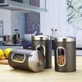 thumbnail image 3 of Tarro de almacenamiento Vhermosa con sellado de Acero inoxidable de 1,5 L recipiente para Frutas secas café té, 3 of 8
