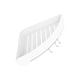 thumbnail image 2 of Estante de esquina con drenaje para inodoro Soporte de almacenamiento de cocina de plástico para baño montado en la pared, color blanco Advancent  HA004929-01B, 2 of 6