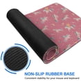 thumbnail image 6 of Long Mouse Pads for Desk,Pink Unicorn Pattern Desk Mats on Top Of Desks, Desk Mouse Pad Extra Large with 3mm Non-Slip Base and Stitched Edge for Gaming,Office,Work,Home 31.5"x11.8", 6 of 6