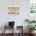 thumbnail image 3 of Art.com Vintage World Map Stretched Canvas Print Wall Art, 32" x 24", 3 of 4