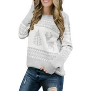 Vetinee Womens Ugly Christmas Sweater Pullover Knitwear, Size S-XL