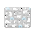 thumbnail image 4 of TISHITA Tapis Rafraîchissant pour Chat Tapis Rafraîchissant pour Animaux de Compagnie Tapis Auto-Refroidissant pour Chaton Gris, 4 of 8