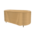 thumbnail image 3 of Patio Small Waterproof Oval Table Cover - Outdoor Patio Table Washable - Heavy Duty Furniture 60 Inch Oval Table Cover, 3 of 5
