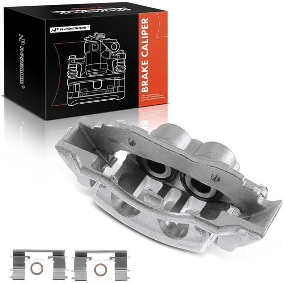 A-Premium Disc Brake Caliper Assembly with Bracket Compatible with Chrysler Pacifica 2004 2005 2006 2007 2008 Front Right Passenger Side