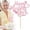 A, variant on Solivara Happy Mother's Day Cake Toppers 5.9x4.96in Gold Glitter Cardstock Picks Sticks For Mom Birthday Celebration Party Cupcake Decoration Supplies