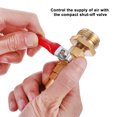 thumbnail image 4 of NUOLUX 2 Pcs RV Winterize Blowout Adapters Golden Hosepipe Connector For Outdoor Garden, 4 of 7