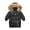 Gray, variant on XBASW Baby Kids Boys Girls Winter Down Coats Jacket Long Sleeved Mid-Length Down Jacket Coats for 3-12T
