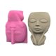thumbnail image 1 of Tealight Candle Holder Resin Mold Candlestick Epoxy Casting Silicone Mold for DIY Flowerpot Trinket Container Home Decor, 1 of 4