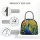 thumbnail image 4 of Balery Peacocks Bolsa de Almuerzo para Mujeres, Caja de Almuerzo, Bolsa de Almuerzo Pequeña Impermeable, Tote de Almuerzo Reutilizable con Gran Capacidad, 4 of 6
