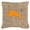 Orange, variant on Fish - Marlin Burlap and Orange Indoor & Outdoor Decorative Fabric Pillow - 18 x 18 in.