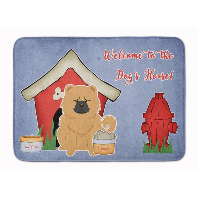 Carolines Treasures BB2898RUG Dog House Collection Chow Chow Cream Machine Washable Memory Foam Mat