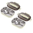 thumbnail image 1 of Kids Snack Boxes For School Lunch Box For Adults Lunch Container With Compartments Stainless Lunch Box Food Warmer Reusable Box Lunch Warmer For Heating Food Lunch Box For Work For Men Women, 1 of 9