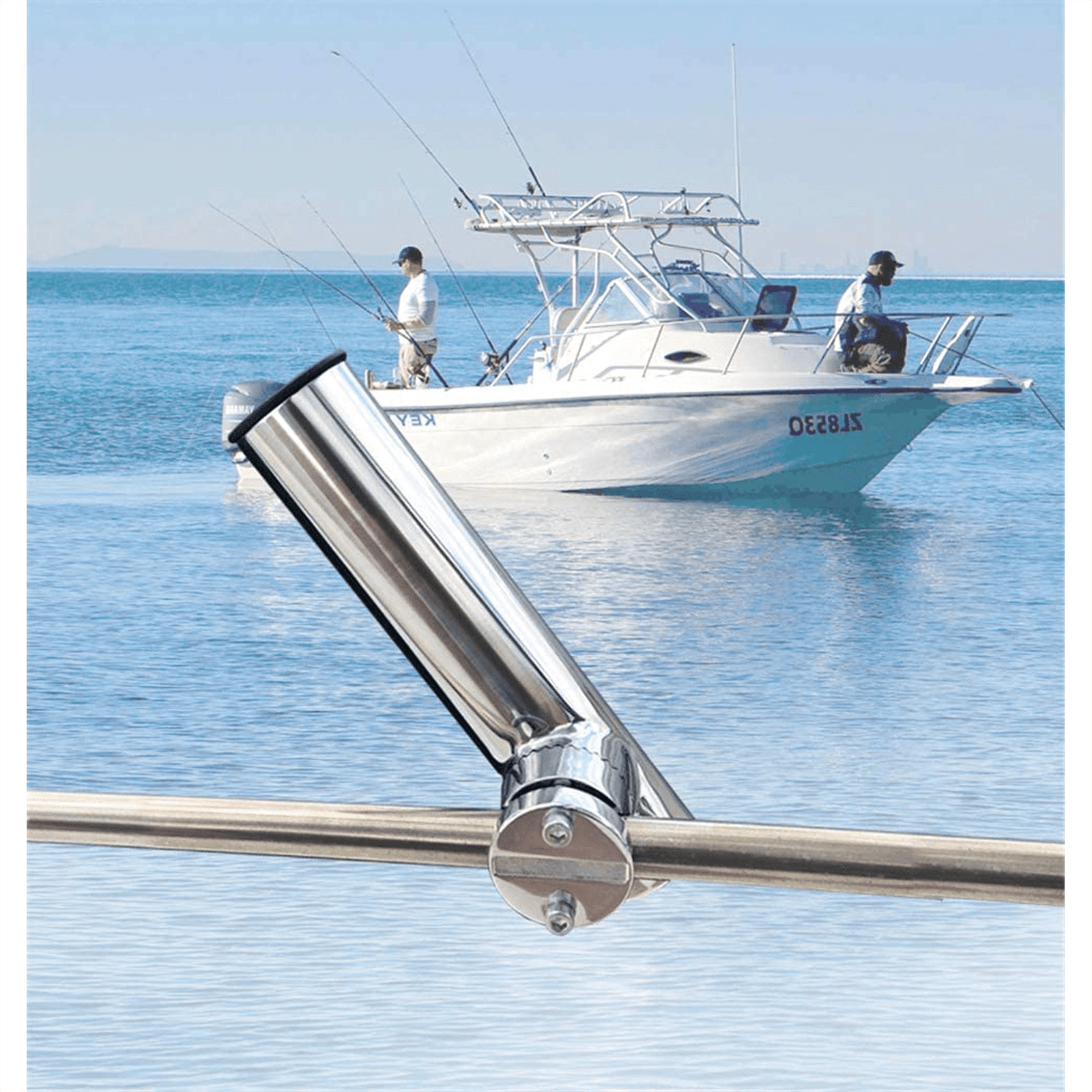 Geloo Heavy Duty Fishing Rod Holder for Boats Stainless Steel