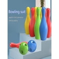 thumbnail image 5 of Children's Bowling Game Set, 12-Piece Indoor Outdoor Toy with 10 Bowling Pins & 2 Balls, Parent-Child Interactive Sports Game for Boys Girls Ages 3+, 5 of 15