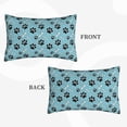 thumbnail image 4 of Fotbe Cute Dog Footprints Pillow Cases - Envelope Closure - Luxury, Extra Soft, Cooling Pillow Covers - Wrinkle, Fade, Stain Resistant-20"x30", 4 of 8
