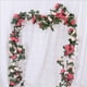 thumbnail image 5 of Rosas Artificiales Con 45 Cabezas Planta De Simulación Enredadera Accesorios De Fotografía De Bodas Para Tiendas Ventanas Restaurantes Fiestas Yuarrent HA043837-05, 5 of 6