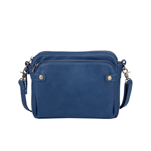 Women's Soft Faux Leather Crossbody Bags Waterproof Messenger Shoulder Bags with Card Holder