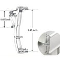 thumbnail image 2 of Bgsha 12 Pack Blind Clips 2.5 inch Blinds Parts Replacements Clear for Vertical, 2 of 8