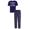 "Baltimore Ravens NFL ""Game Time"" Mens T-shirt & Flannel Pajama Sleep Set"