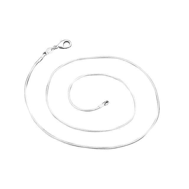 SIfdSeng 925 Sterling Solid Silver 1Mm Chains Necklace 1628 Inches