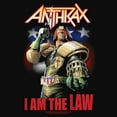 thumbnail image 2 of Junior's Anthrax Dredd I Am The Law Racerback Tank Top, 2 of 5