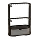 thumbnail image 1 of Organizador de joyas de 3 niveles con cajón, almacenamiento sencillo Negro, 1 of 9