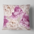 thumbnail image 2 of Designart Peony Floral Pattern - Floral Throw Pillow - 16x16, 2 of 5