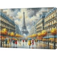 thumbnail image 2 of Large Wall Art Paris Eiffel Tower Abatract Pictures Wall Decor Master Over Above Bed Canvas Prints Horizontal Framed Artwork Paintings Home Office Decorations For Living Room Bedroom 16"x12", 2 of 6