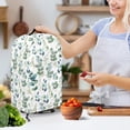 thumbnail image 3 of FKELYI Green Leaf Print Blender Dust Cover Water Resistant Blender Dustproof Covers Stand Mixer Coffee Maker Protective Cover with Handle Kitchen Decoration, 3 of 6