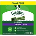 thumbnail image 2 of (4 pack) Greenies Original Large Natural Dog Dental Care Dog Treats, 36 Oz (24 Treats), 2 of 15