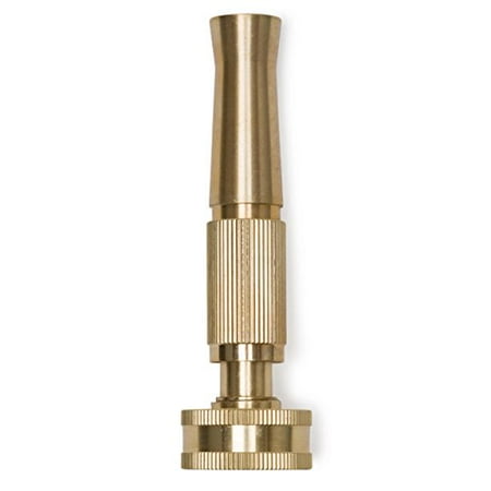 Morvat Solid Brass Heavy Duty Twist Brass Garden Hose Nozzle - Walmart.com