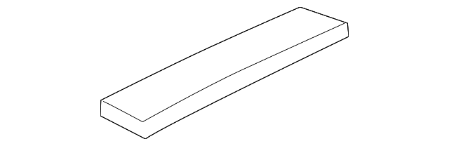 Genuine OE Toyota Roof Rack Cover [Right] - 75631-0R010-C3