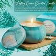 thumbnail image 5 of Birthday Gift Baskets for Women, Self Care Gifts Get Well Soon Gifts, Ocean Relaxing Spa Bath Gifts Sets with Flannel Blanket, Unique Mothers Day Gifts for Mom Her, 11 Pack, Green, 5 of 10
