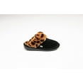 thumbnail image 2 of Natural Suede Women Slippers | Leopard/black |6, 2 of 5