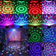 thumbnail image 2 of Luces de discoteca Sunnimix proyector LED giratorio sonido intermitente RGB Luz de escenario disco, 2 of 8