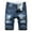 Blue, variant on DDAPJ pyju Ripped Frayed Jean Shorts for Men,Mens Denim Shorts Slim Fit Straight Leg Shorts Distressed Moto Biker Jean Shorts