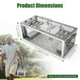 thumbnail image 2 of Imountek 2Pcs Reusable Humane Rat Trap, 2-Door Automatic Continuous Mouse Trap Cage for Indoor Outdoor Use, 2 of 11