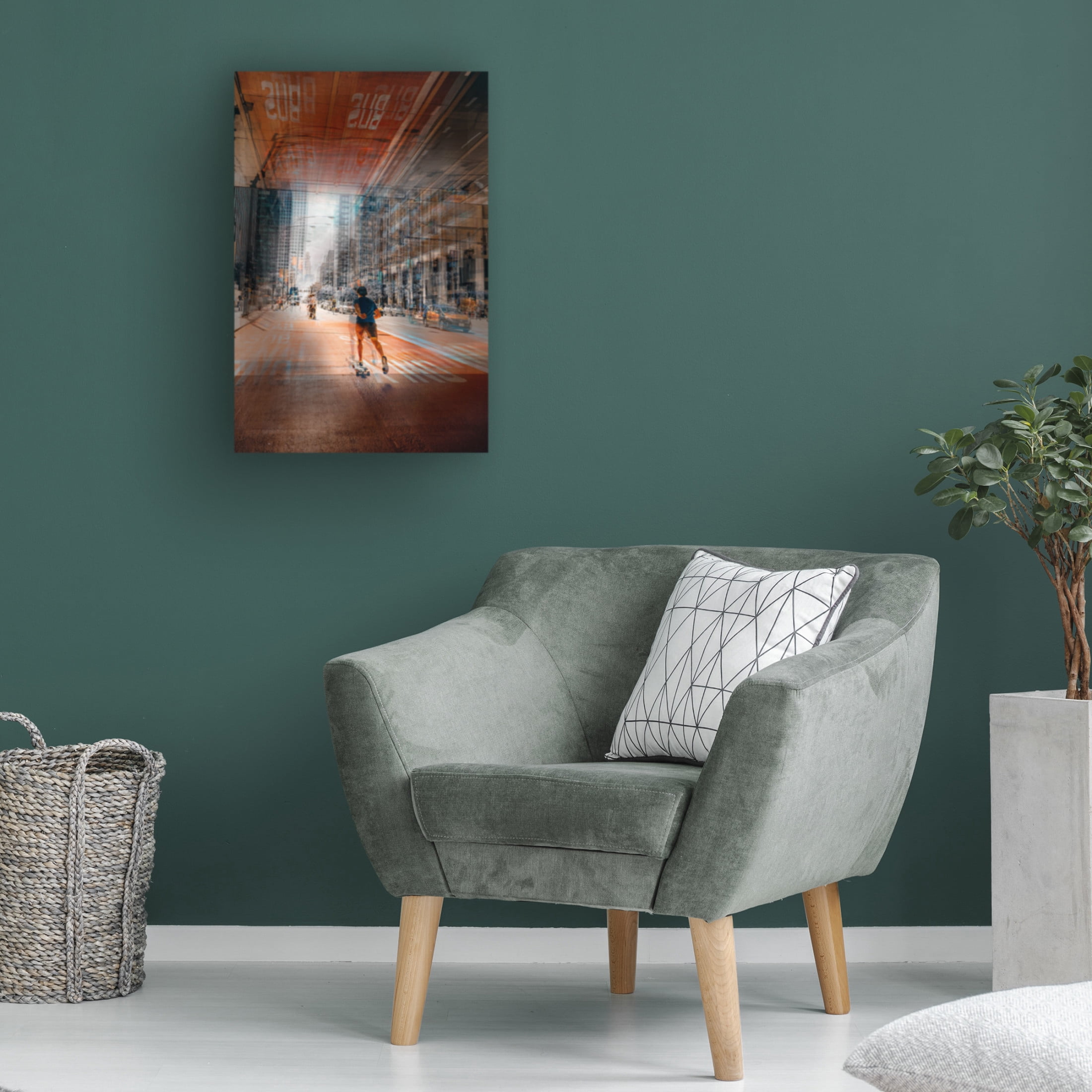 Trademark Fine Art Carmine Chiriaco Around The City Canvas Wall Art