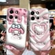 thumbnail image 2 of Clear Phone Case For Infinix NOTE 10 11 12 30 30i SMART 4 5 6 7 ZERO CAMON 19 20 PRO Case Funda Anime Hello K-kitty K-Kuromi, 2 of 5