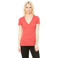 thumbnail image 1 of Bella + Canvas Ladies' Triblend Short-Sleeve Deep V-Neck T-Shirt, 1 of 4