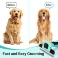 thumbnail image 4 of LAICAIW Pet Grooming Brush, Deshedding Tool for Dogs & Cats, Effectively Reduces Shedding by up to 95% for Short Medium and Long Pet Hair，Spring Green, 4 of 6