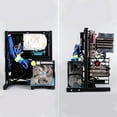 thumbnail image 4 of CAJA DE PC AL AIRE LIBRE, BANCO DE PRUEBAS DE PC CAJA DE COMPUTADORA DE MARCO ABIERTO ATX M-ATX / ITX CHASIS ABIERTO PLATAFORMA DE PRUEBA DE CLOCKING VERTICAL, 4 of 7