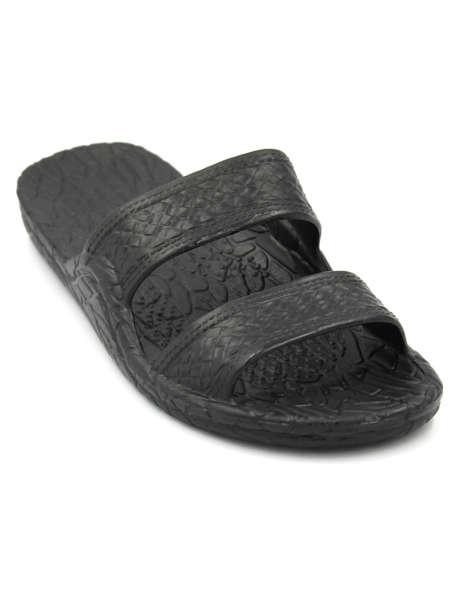 Pali Hawaii Genuine Original Jesus Jandal Sandal (Black;Size 5