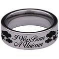 thumbnail image 4 of Unicorn Tungsten Carbide Ring, 4 of 9