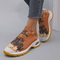 thumbnail image 6 of Breathable Mesh Casual Shoes, Running Shoes for Women Men Athletic Walking Sneakers,Fall Leaf Shoes,Halloween Shoes for Hiking Walking Sports Travel Jogging Shoes, Orange US-7/EU-38, 6 of 9
