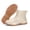 Khaki, variant on Men's Ankle Rain Boots, Waterproof Durable Fishing Reinforced Rubber Sole Outdoor Shoes Khaki 8