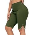 thumbnail image 3 of Ihhxva Women's Plus Size High Waisted Yoga Shorts with Pockets Tummy Control Moisture-Wicking Gym Athletic XL-5XL, 3 of 8