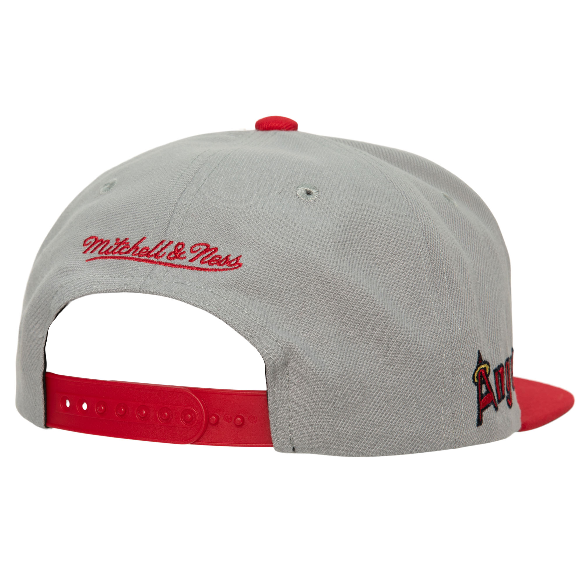 Mitchell & Ness Houston Astros Cooperstown Away Snapback Hat - Gray/Navy Vintage Baseball Cap - View #8