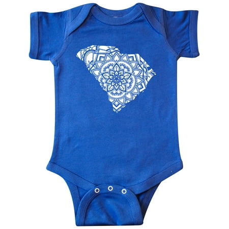 

Inktastic South Carolina Silhouette Mandala Gift Baby Boy or Baby Girl Bodysuit